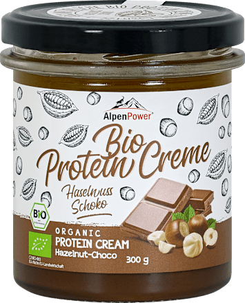 Schokoaufstrich Protein Haselnuss AlpenPower