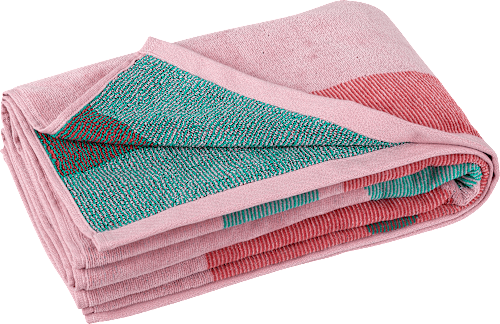 Badetuch koralle mit Melonen-Motiv PURSET