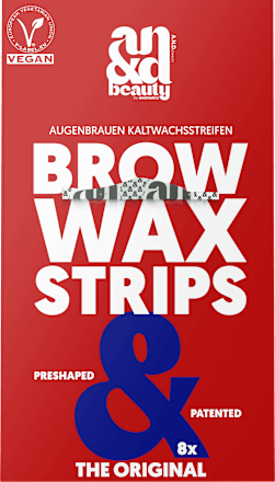 Kaltwachsstreifen Augenbrauen Preshaped & Patented A.N.D. beauty