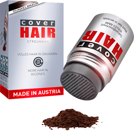 Streuhaar Haarverdichter dark brown Cover Hair