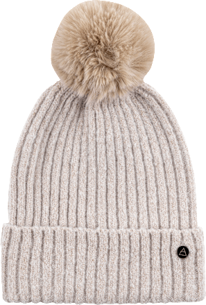 Haube flauschig sand PURSET