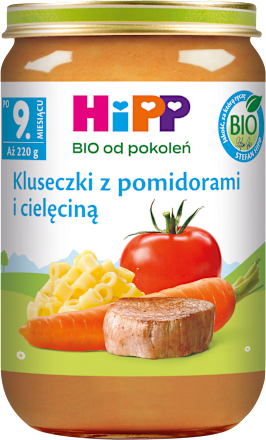 Kluseczki z pomidorami i cielęciną BIO HiPP