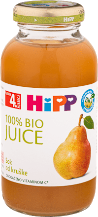 BIO sok za bebe - kruška, 4+ mj. HiPP