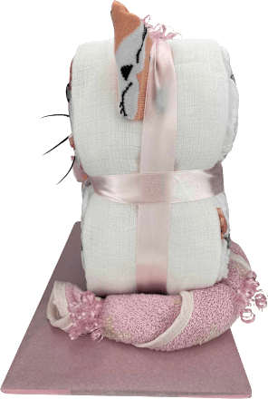 Windeltorte Katze rosa Brandnation