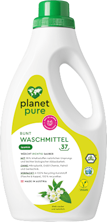 Colorwaschmittel Flüssig Jasmin planet pure