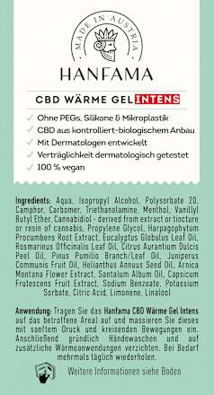 Königs Cannabis CBD Wärme Gel Hanfama