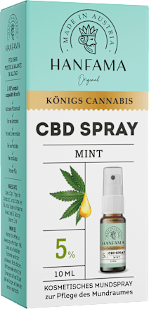 Mundspray CBD Kosmetisch 5 % Mint Hanfama