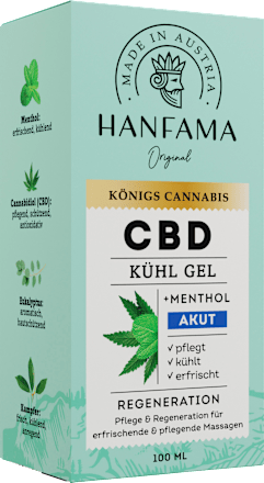 Königs Cannabis CBD Kühl Gel Hanfama