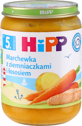 Marchewka z ziemniaczkami i łososiem HiPP