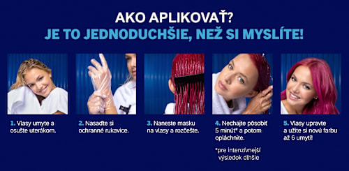 Farbiaca maska na vlasy Colour & Care Pink Schwarzkopf LIVE