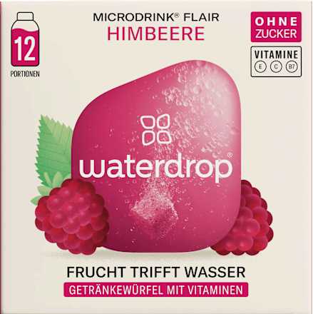 Getränkewürfel Flair Himbeere waterdrop