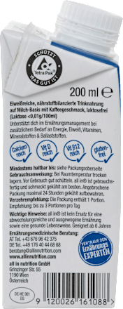 Trinkmahlzeit Protein Complete Kaffee allin