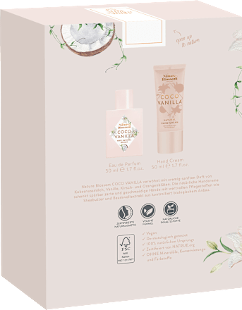 Geschenkset Weihnachten "Coco Vanilla" 2tlg Nature Blossom