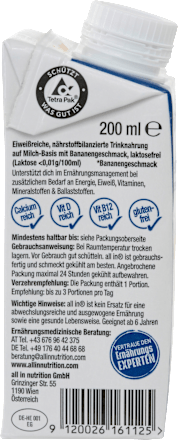 Trinkmahlzeit Protein Complete Banane allin