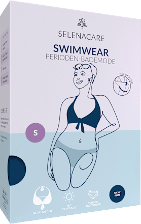 Periodenunterwäsche Swimwear Bademode blue Gr. S SELENACARE