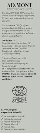 CBD Mundpflegeöl 10% AD.MONT