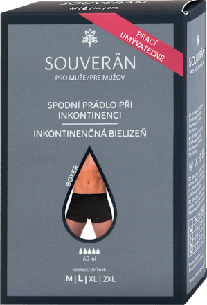 inkontinenční spodní prádlo pro muže, velikost L SOUVERÄN