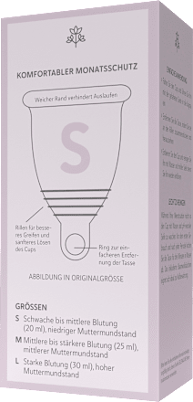 Menstruationstasse Größe S SELENACARE