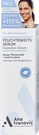 Feuchtigkeitsserum Ana Ivanović Natural Performance