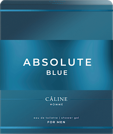 Geschenkset Weihnachten Caline Homme "Absolute Blue" 2tlg CÂLINE