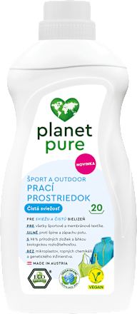 Prací prostriedok Šport & Outdoor Čistá sviežosť planet pure