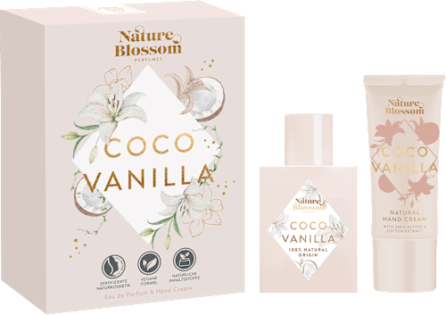 Geschenkset Weihnachten "Coco Vanilla" 2tlg Nature Blossom