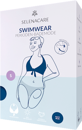 Periodenunterwäsche Swimwear Bademode blue Gr. S SELENACARE