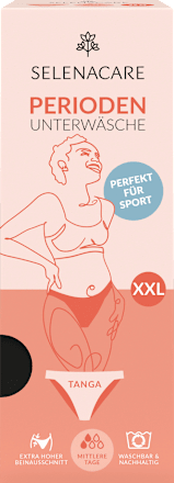 Periodenunterwäsche Active schwarz Gr. XXL SELENACARE