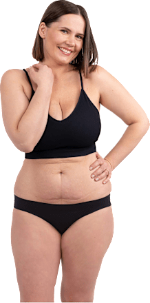 Periodenunterwäsche Free-Cut schwarz Gr L. L-XXL SELENACARE