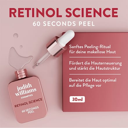Peeling Gesicht Retinol Science judith williams COSMETICS