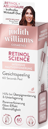Peeling Gesicht Retinol Science judith williams COSMETICS