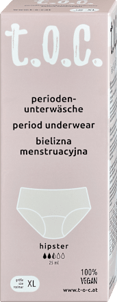Periodenunterwäsche Hipster, Gr. XL t.o.c.