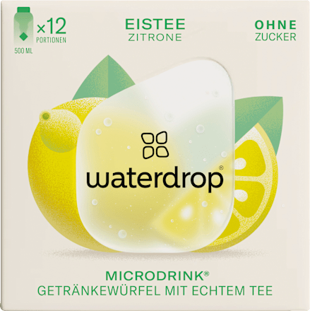 Getränkewürfel Eistee Zitrone waterdrop