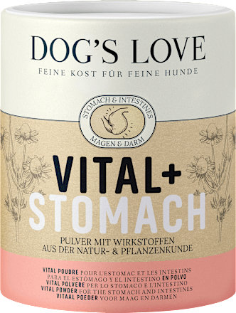 Nahrungsergänzung für Hunde "Vital Stomach" Pulver für Magen & Darm DOG´S LOVE