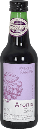 Direktsaft Aronia Biohof Karner