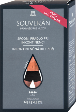 inkontinenční spodní prádlo pro muže, velikost L SOUVERÄN