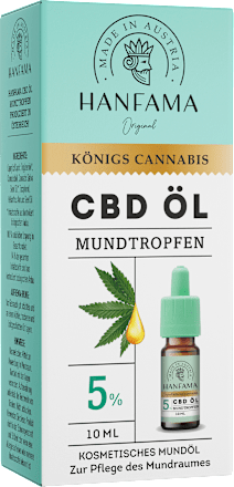 CBD Mundtropfen Öl 5% Hanfama