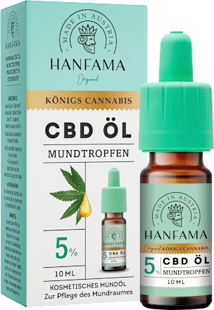 CBD Mundtropfen Öl 5% Hanfama