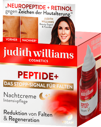 Nachtcreme Anti-Falten Experte Peptide + judith williams COSMETICS