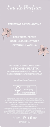 Eau de Parfum of Tempting Lilies SPIRIT