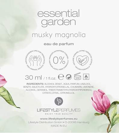 Dámska parfumovaná voda Musky Magnolia essential garden