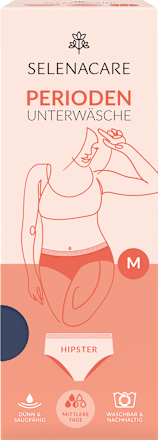 Periodenunterwäsche Hipster blau, Gr. M SELENACARE
