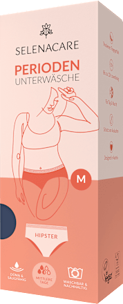 Periodenunterwäsche Hipster blau, Gr. M SELENACARE