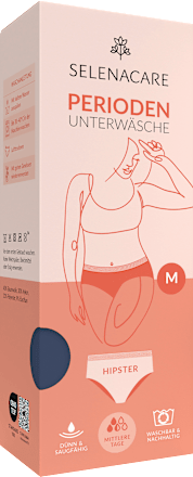 Periodenunterwäsche Hipster blau, Gr. M SELENACARE