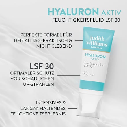 Feuchtigkeitsfluid Hyaluron Aktiv LSF30 judith williams COSMETICS