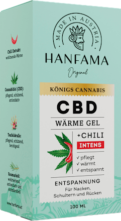 CBD Wärme Gel Intens  Hanfama