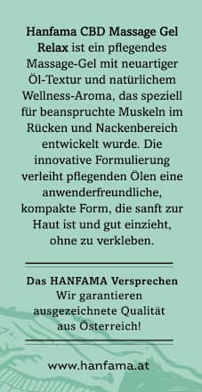 CBD Massage Gel Relax Hanfama