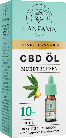 CBD Mundtropfen Öl 10% Hanfama