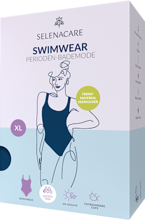 Periodenunterwäsche Badeanzug Sailor Blue, Gr. XL SELENACARE