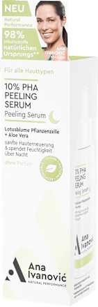 Piling serum za lice 10% PHA  Ana Ivanović Natural Performance